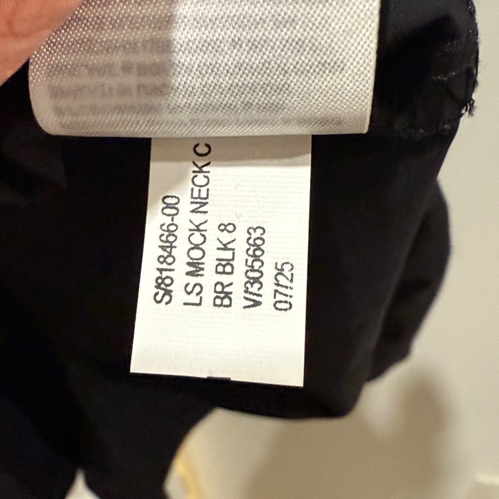 New with tags BANANA REPUBLIC  BLACK TAFFETA COMBO TURTLENECK MAXI DRESS - Picture 7 of 9